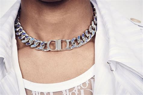 dior mens necklace